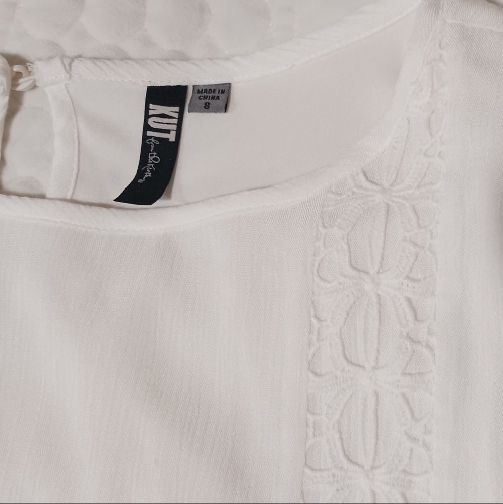 Kut From The Cloth Juliet Bell Sleeve Shift Dress - Picture 8 of 10